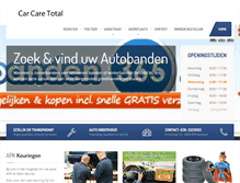 Tablet Screenshot of carcaretotal.nl